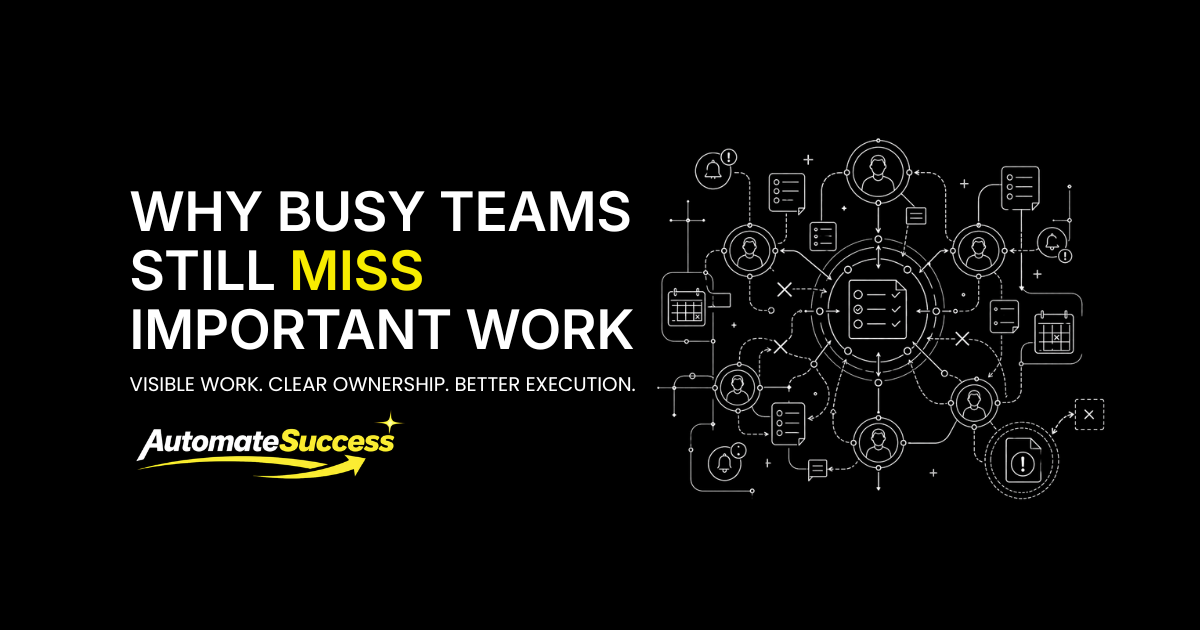 Why Busy Teams Still Miss Important Work
